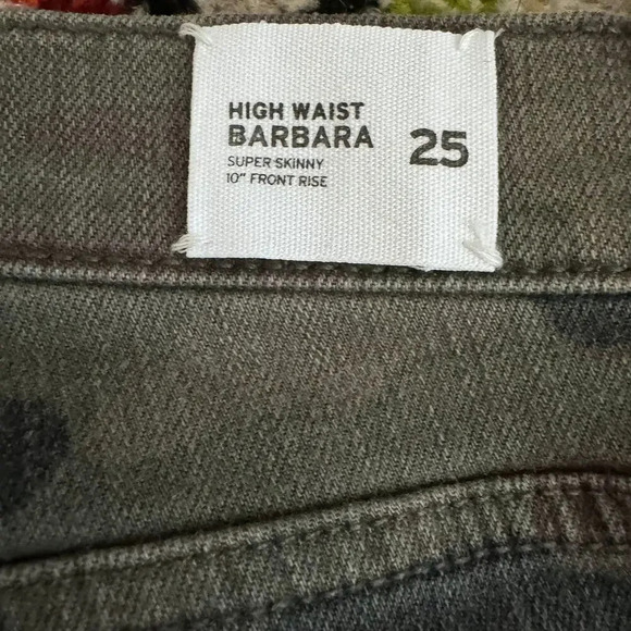 Hudson Womens Barbara Crop Super Skinny Jeans 25 Great Camouflage High Rise NEW - Picture 5 of 10